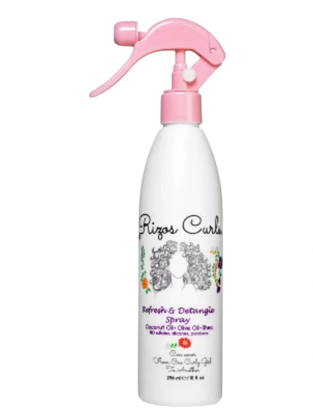 Rizos Curl Refresh & Detangle Spray 10oz New